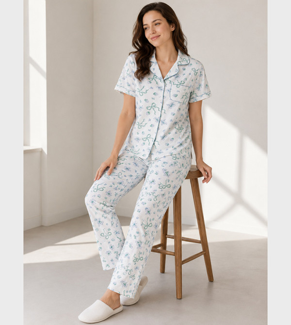 Victor and Jane  Sleepwears & Loungewears - Multi Pyjama Set