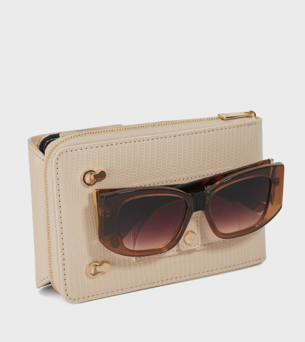 Dune London  Bags - Beige Cross Body Bags