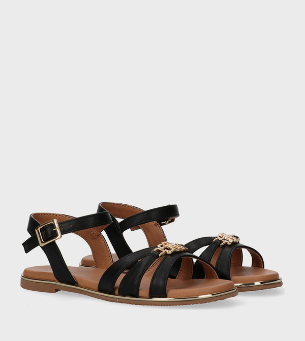 Tommy Hilfiger  Sandals - BLACK Flat Sandals