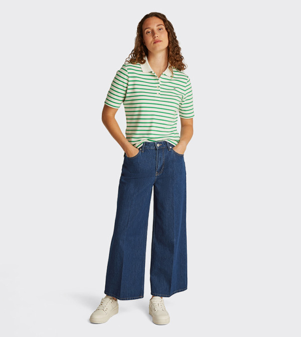 تومي هيلفيغر  baggy-denim-edit - أزرق غامق  Wide Leg Jeans