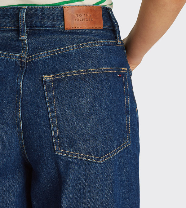 تومي هيلفيغر  baggy-denim-edit - أزرق غامق  Wide Leg Jeans
