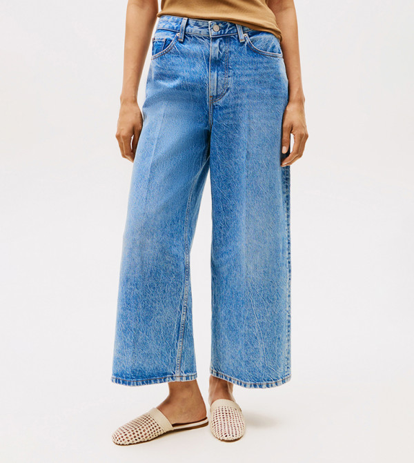تومي هيلفيغر  baggy-denim-edit - أزرق Wide Leg Jeans