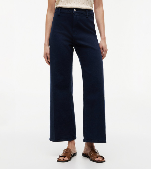 تومي هيلفيغر ساق واسعة - كحلي Wide Leg Jeans