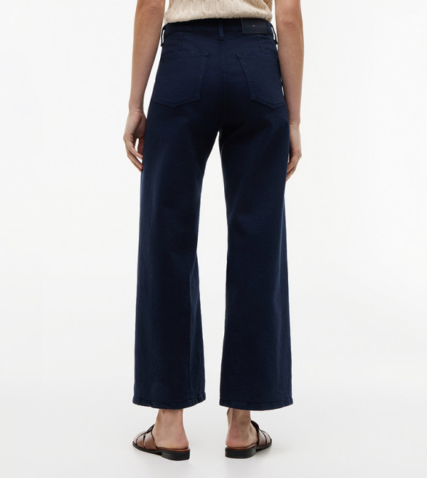 تومي هيلفيغر ساق واسعة - كحلي Wide Leg Jeans