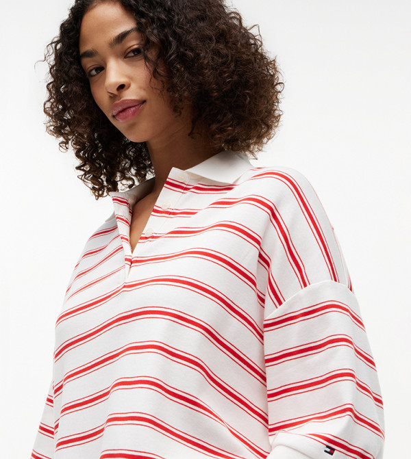 Tommy Hilfiger  Polo T-Shirts - Red Polo T-shirts