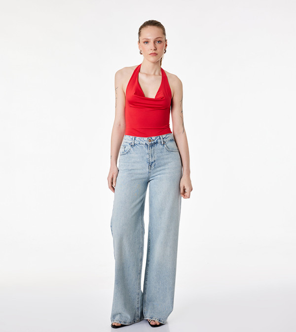 Koton  Bodysuit - Red Bodysuit