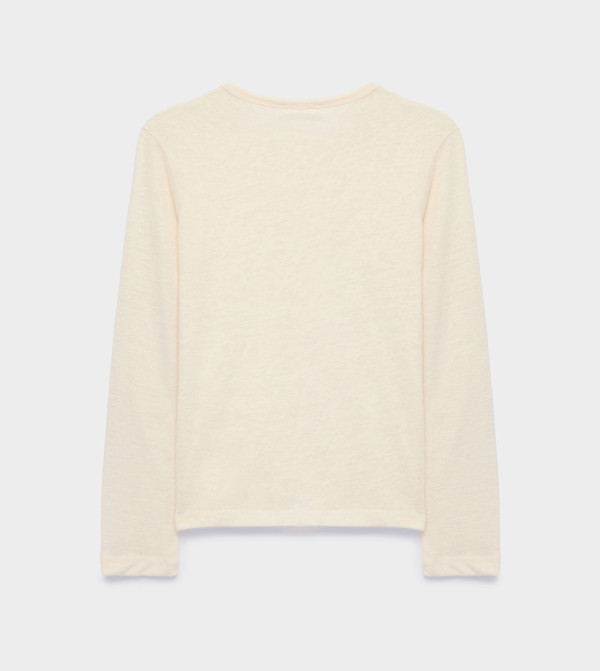 كوتون caution-hottest-deals-om - بيج Casual Tops