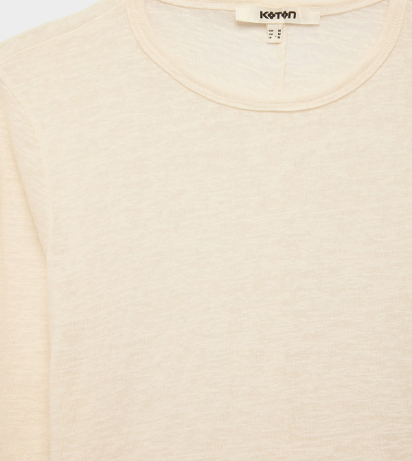 كوتون caution-hottest-deals-om - بيج Casual Tops