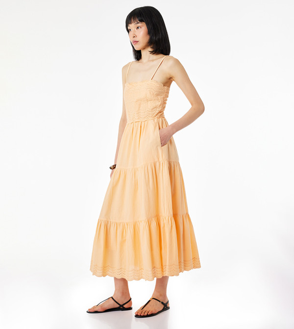 Koton  Casual Dresses - Peach Midi Dresses