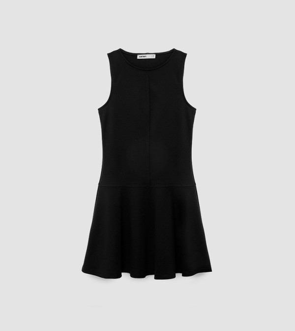كوتون  فساتين كاجوال - أسود Mini Dresses