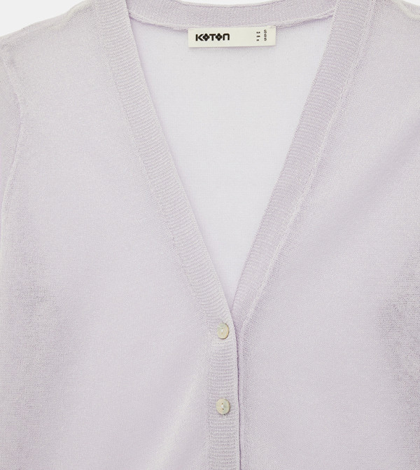 Koton  Cardigans - Lilac Cardigans