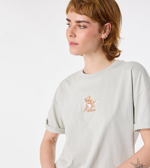 Koton - Green Casual T-Shirts