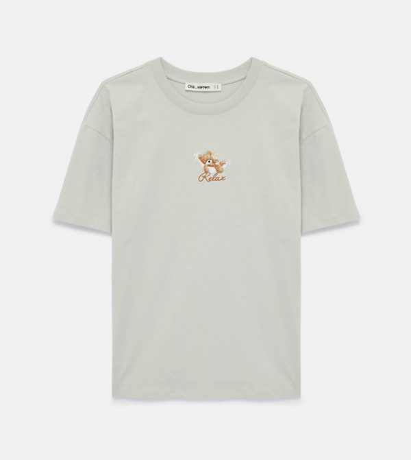 Koton - Green Casual T-Shirts