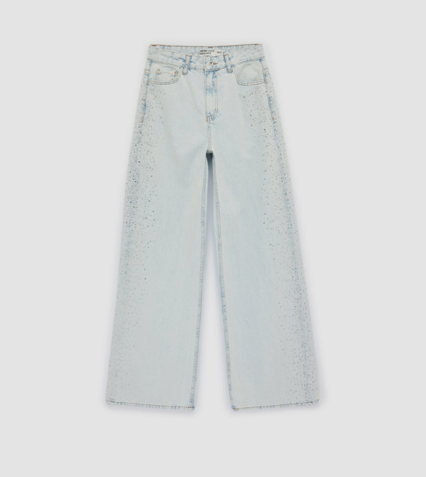 Koton  Jeans - Indigo Wide Leg Jeans