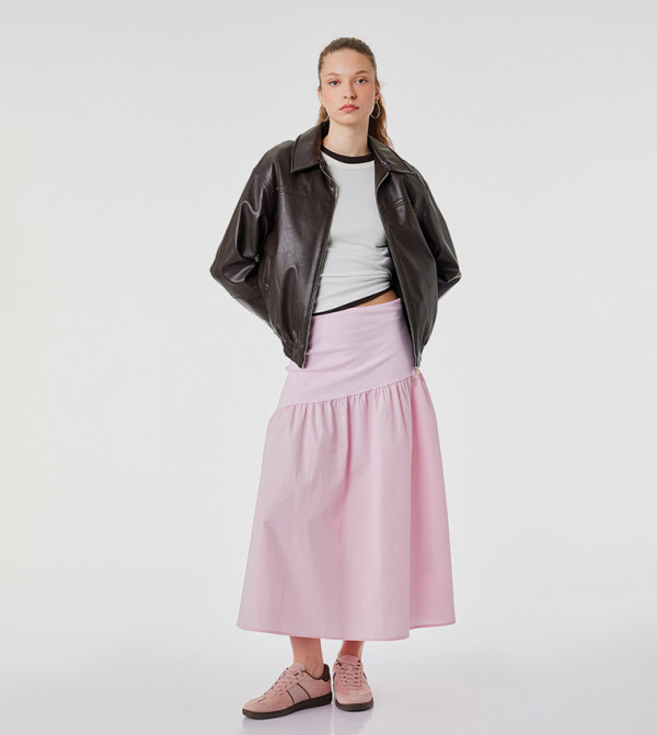 كوتون  - وردي Midi Skirts