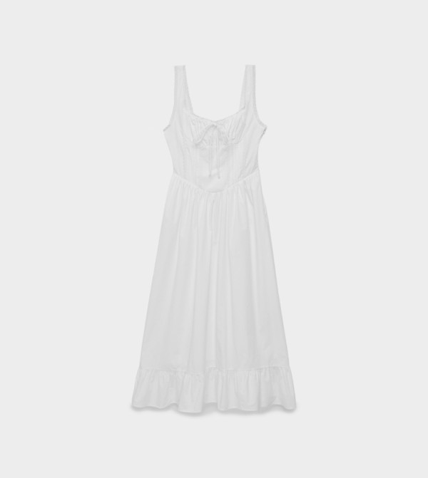 كوتون  فساتين ماكسي  - أبيض Maxi Dresses