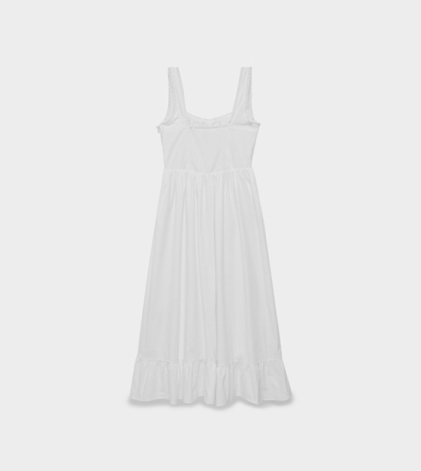 كوتون  فساتين ماكسي  - أبيض Maxi Dresses