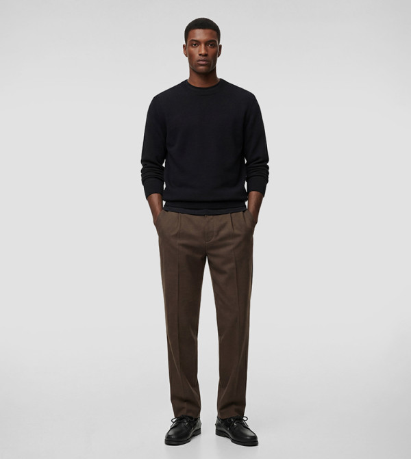 Koton Formal Pants - Brown Formal Pants