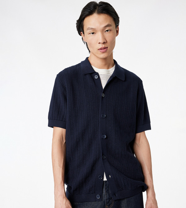 كوتون  سترات و كارديغانات  - كحلي كارديغانات