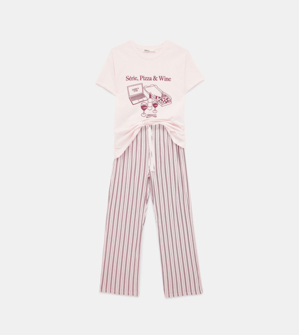 كوتون  - وردي Pyjama Set