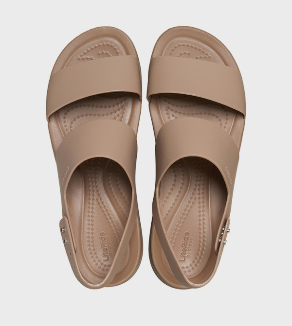 كروكس  صنادل كعب سميك - لاتيه Wedge Sandals