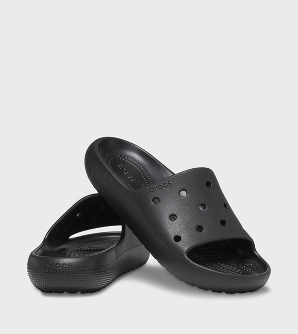Crocs  Flip flops and Slides - Black Slides