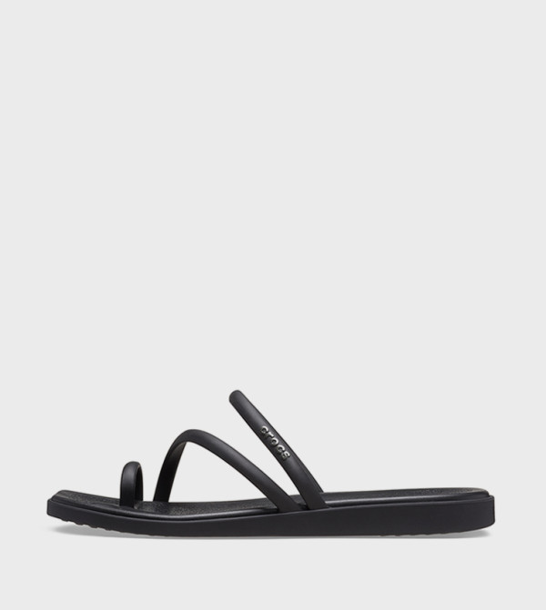 كروكس  الصنادل المسطحة - أسود Flat Sandals