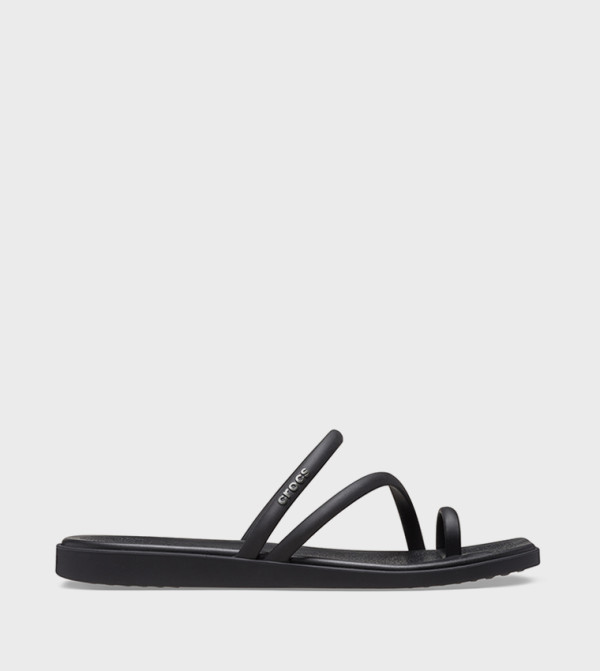 كروكس  الصنادل المسطحة - أسود Flat Sandals