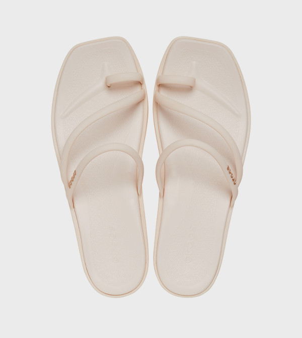 كروكس كروكس - وردي Flat Sandals