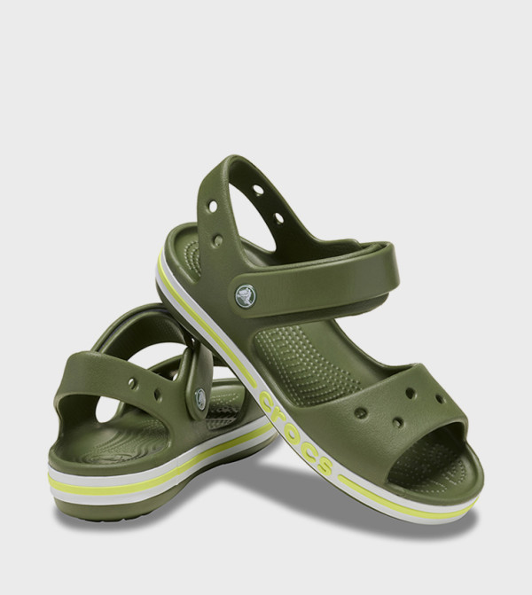 Crocs  Sandals - Green Casual Sandals