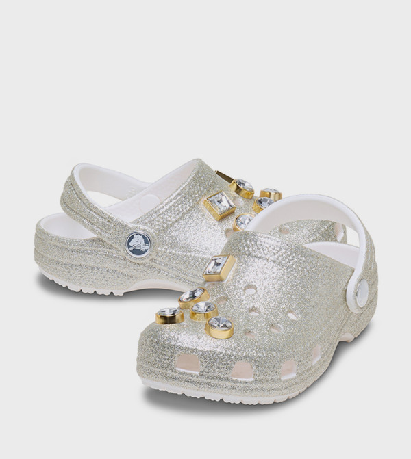 كروكس  صنادل كلوغ - فضي صنادل