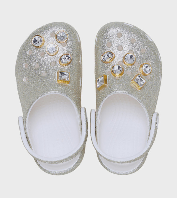 كروكس  صنادل كلوغ - فضي صنادل