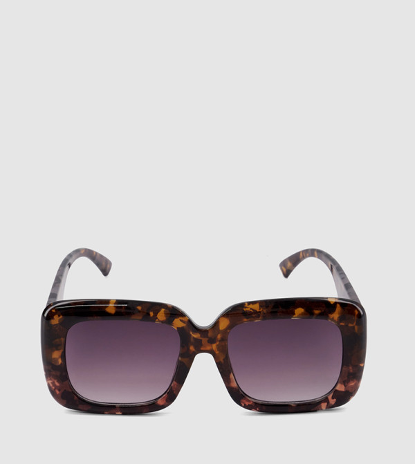 Dune London  Retro Sunglasses - Nude Retro Sunglasses