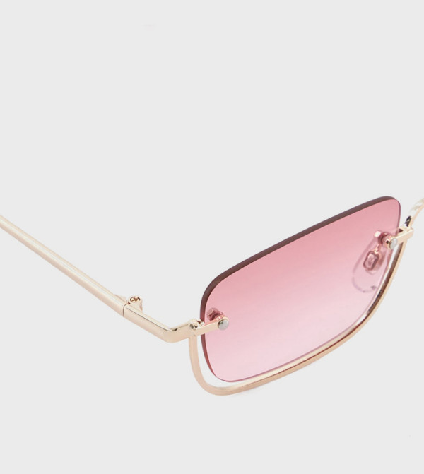 Dune London Round Sunglasses - Gold Round Sunglasses