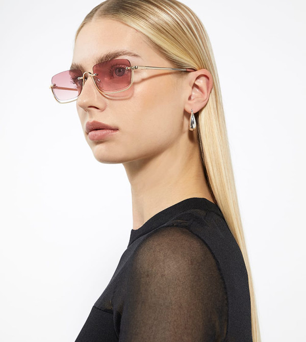 Dune London Round Sunglasses - Gold Round Sunglasses