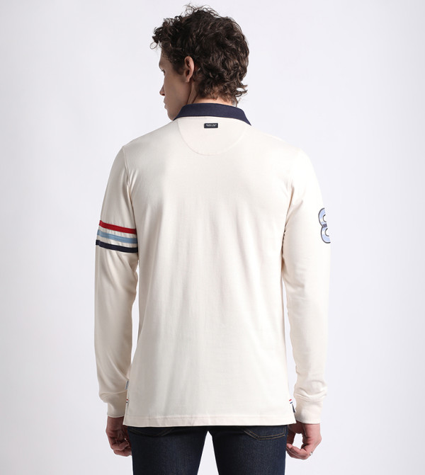 Beverly Hills Polo Club  Clothing - Ivory Polo T-shirts