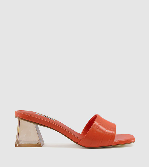 Dune London  - Orange Block Heels