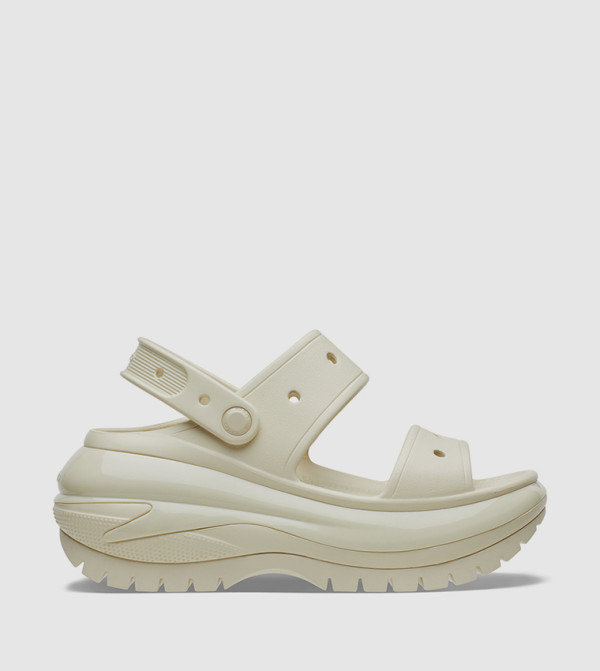 Crocs  - White Flat Sandals