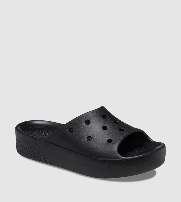 Crocs - Black Slides