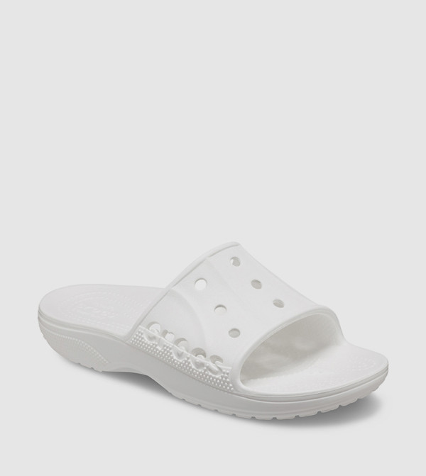 Crocs  Flip flops and Slides - White Slides