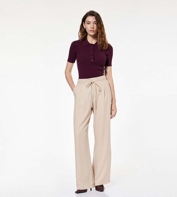 Koton  Palazzo - Beige Palazzos