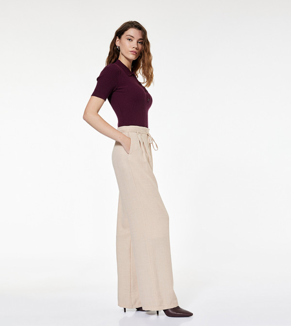 Koton  Palazzo - Beige Palazzos