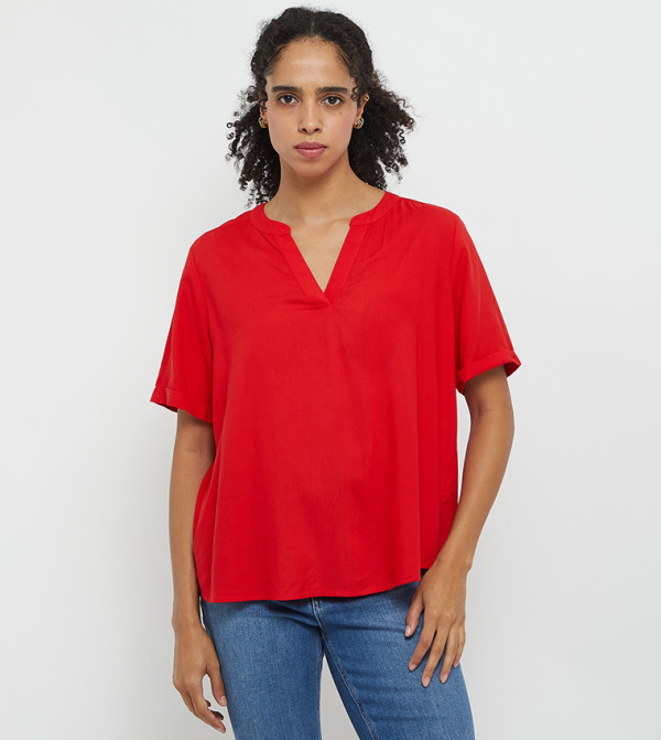 بورن اوربن  - أحمر Casual Tops