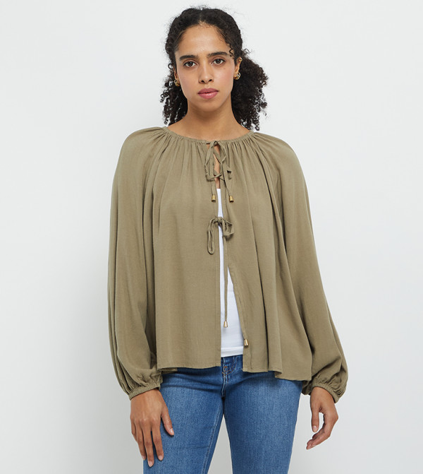 كولن كولن - زيتي  Casual Tops