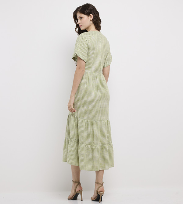 Koln  Clothing - Green Midi Dresses