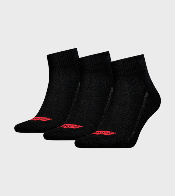 Levi's  Socks - Black Ankle Length Socks