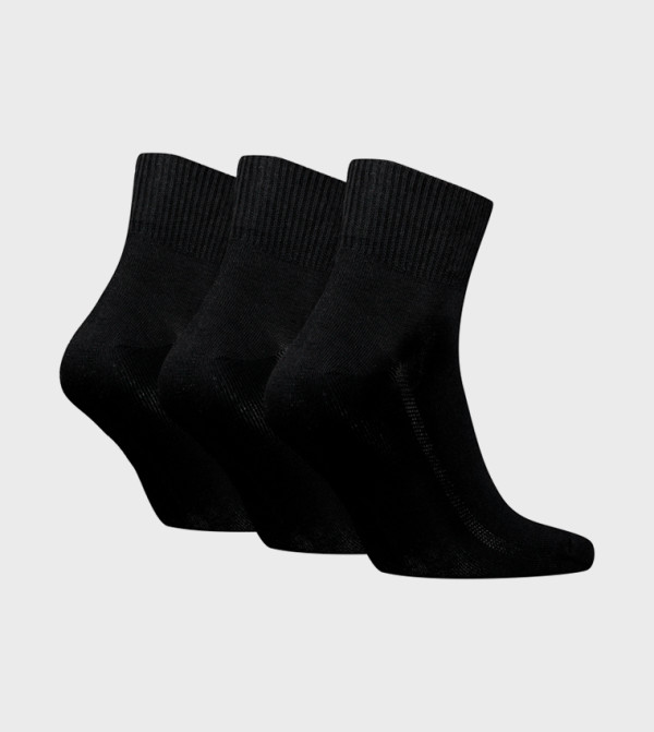 Levi's  Socks - Black Ankle Length Socks