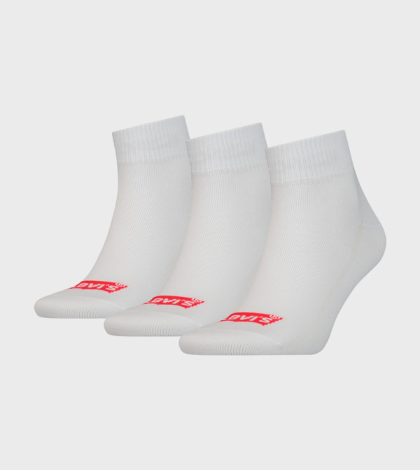 ليفايز  جوارب   - أبيض Ankle Length Socks