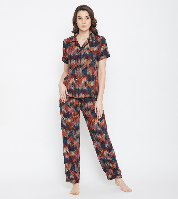 Clovia Clovia - Black Pyjama Set