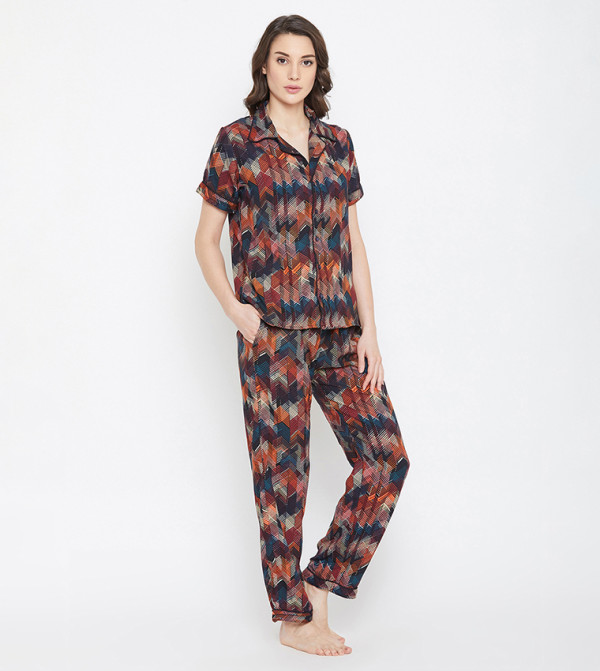 Clovia Clovia - Black Pyjama Set